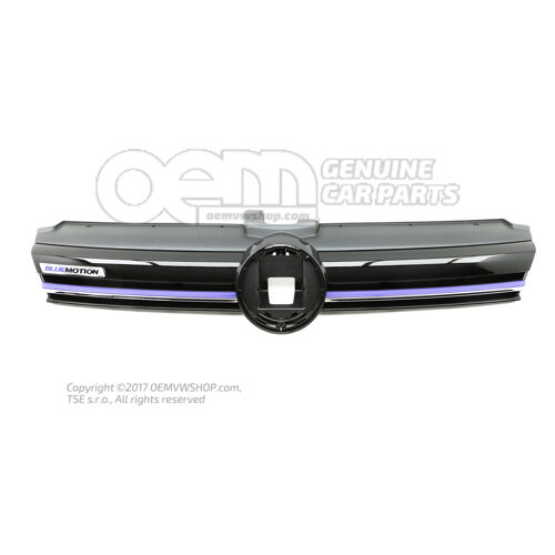 Maska chladiča chr. lesklá/ultra ná. modrá/ čierna