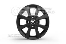 Hliníkový ráfik čierna metalíza Škoda Citigo 1S (2)