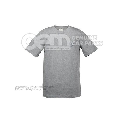 330084200C 8XP T-shirt, L, men's, Grey, Volkswagen Collection