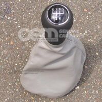 Hlavica radiacej páky s kufrom pre radiacu páku (koženú) flanelová sivá (1)