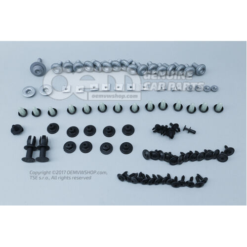 1 sada upevňovacích dielov na obloženie spodku karosérie 4K0098646A