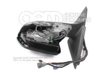 Kryt vonkajšieho zrkadla saténový čierny Volkswagen Teramont 3C (2)