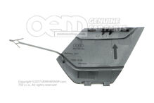 Kryt na ťažné oko Satin black 8B3807241  9B9 (2)