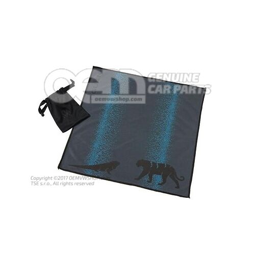 571096151 Scarf, Black, microfibre, Tiguan Collection