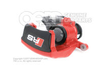 4M8615403 QC8 Audi RS6/RS7/RSQ8 červená Puzdro brzdového strmeňa so servomotorom, plnené a prepláchnuté bez brzdových doštičiek pre vozidlá s keramickými brzdovými doštičkami rozmer 370x30 mm vzadu vľavo (3)