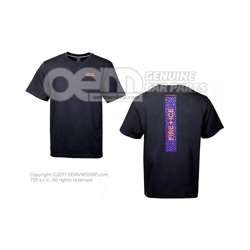 10B084200A 041 T-shirt, S, Schwarz, Unisex, Fire+Ice