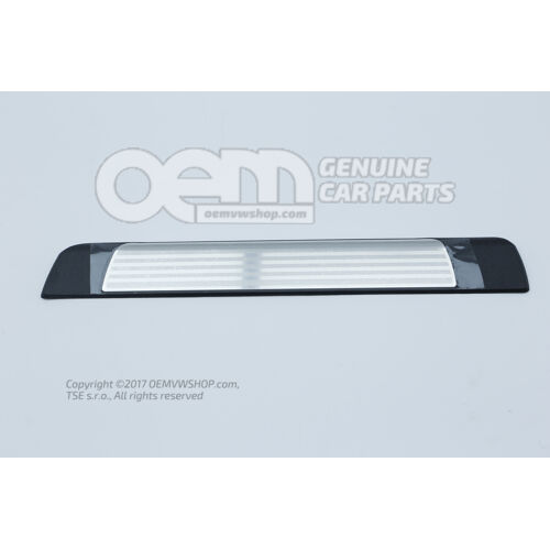 Lišta pre bočný člen saténová čierna