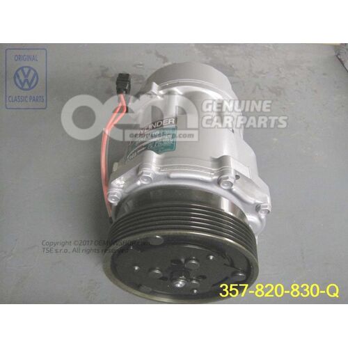 Kompresor klimatizácie s elektromagnetickou spojkou