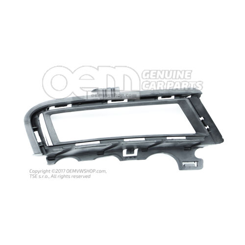 Kryt pod nárazník saténový čierny / vysoký chróm