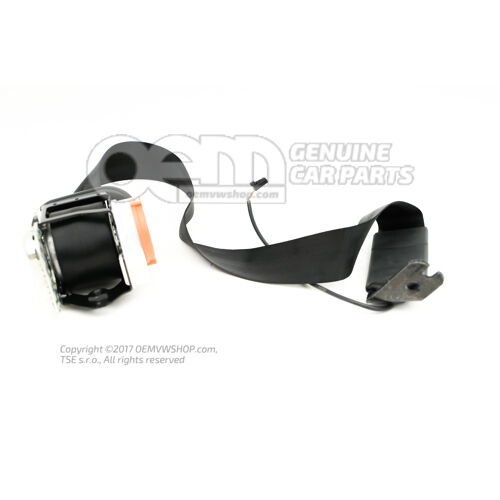 Trojbodový automatický bezpečnostný pás s napínačom pásu Čierny 4S7857706C V04