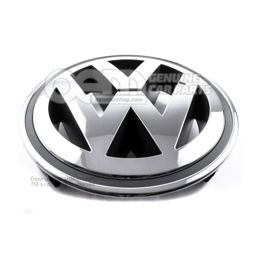 Znak VW svetlý chróm / antracit