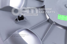 Ozdobné kryty kolies saténová čierna / žiarivý chróm (2)