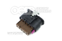 Puzdro s plochými kontaktmi s blokovaním kontaktu 4M0973705