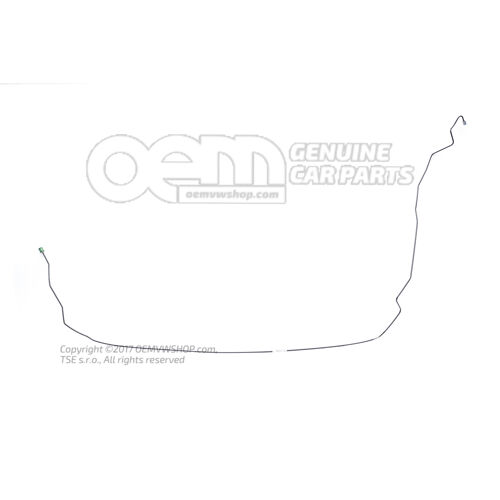 Brzdové potrubie od spojovac. dielu k brzdovej hadici