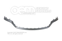 Ozdobná lišta nárazníka čierna Audi TTRS Coupe / Roadster 8J