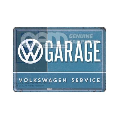 Plechová pohľadnica VW Service ZCP902374