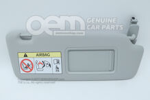 Slnečná clona so zrkadlom a krytom mesiac strieborná