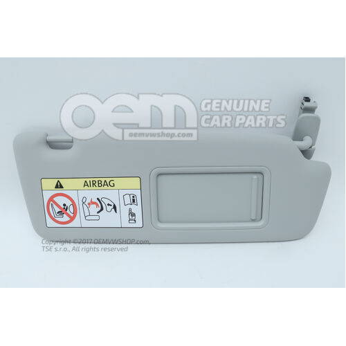 Slnečná clona so zrkadlom a krytom mesiac strieborná