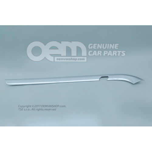 Lišta pre obloženie dverí saténová čierna / galvano / chróm s povrchovou úpravou Škoda Superb 3U