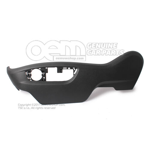 Obloženie rámu sedadla titánovo čierne