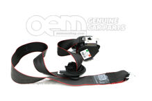 Trojbodové automatické sedadlo čierna / červená (1)