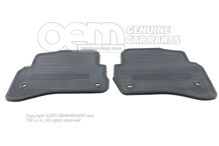 1 sada podložiek pod nohy (gumová) čierna Volkswagen Passat / Variant 3B (1)