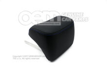 Opierka hlavy s poťahom, nastaviteľná (koženka) Titánová čierna/modrá 2GA885901F YRA (2)