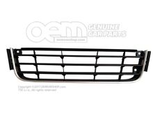 Maska chladiča saténová čierna / chróm matný hodváb