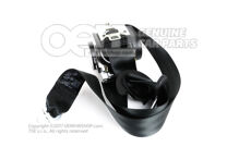 Trojbodové automatické sedadlo čierne