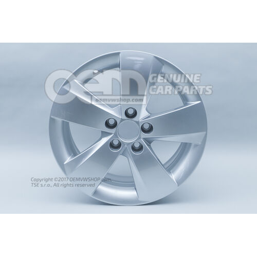 Hliníkový ráfik diamantové striebro