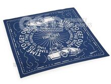 7E9084331A 530 Scarf, Blue, Beetle, Heritage Collection