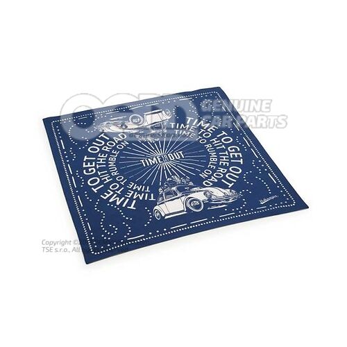 7E9084331A 530 Scarf, Blue, Beetle, Heritage Collection