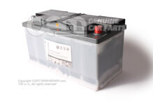 Akumulátor s ukazovateľom stavu nabitia, naplnený a nabitý                  'ECO' (1)