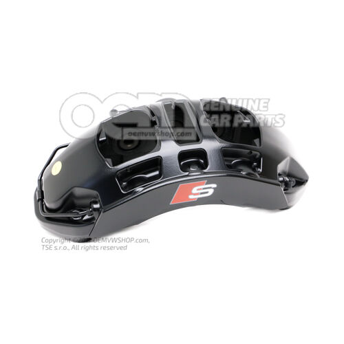 4KE615108F Audi Q8 e-tron a e-tron čierny Brzdový strmeň bez brzdových doštičiek veľkosť 400x38mm predný pravý
