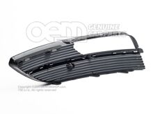 Vodiaca mriežka vzduchu saténová čierna / chróm (1)