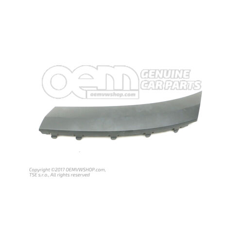 Ozdobná lišta podbehu saténová čierna Škoda Octavia 5E