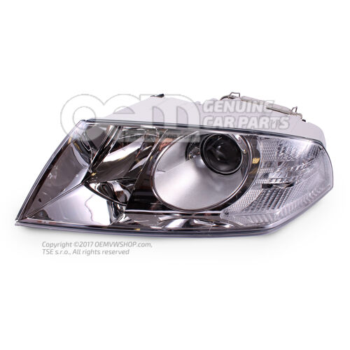 Dvojitý halogénový svetlomet pre plynovú výbojku