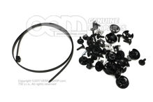 1 súprava upevňovacích dielov pre kryt podbehu kolesa (1)