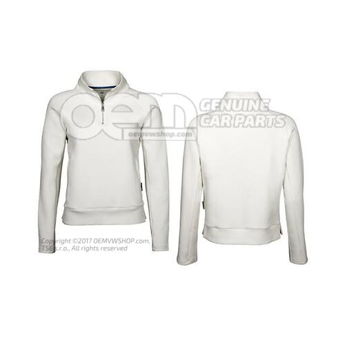 11A084141A 084 Sweatshirt, S, women's, White, ID. Collection