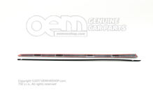 Ochranná lišta pre dvere lakovaná / čierny lesk (1)