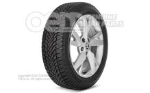 Kompletné zimné koleso 17" hliníkový ráfik vhodné pre snehové reťaze Diamond silver 5E3073567A 8Z8