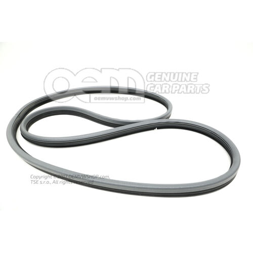 Tesnenie dverí, vnútorné svetlošedé / saténové čierne