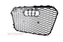 Maska chladiča čierno-lesklá (4)