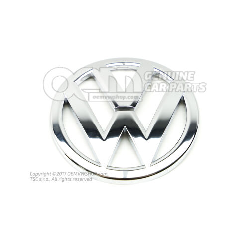 Znak VW chróm