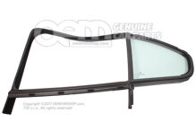 Sklo dverí pevné s tesnením