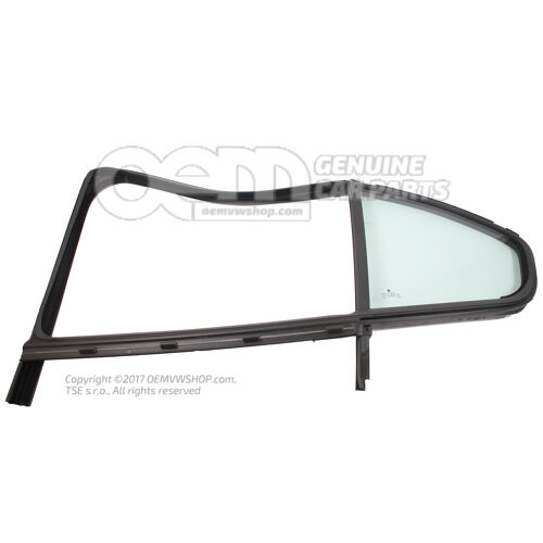 Sklo dverí pevné s tesnením