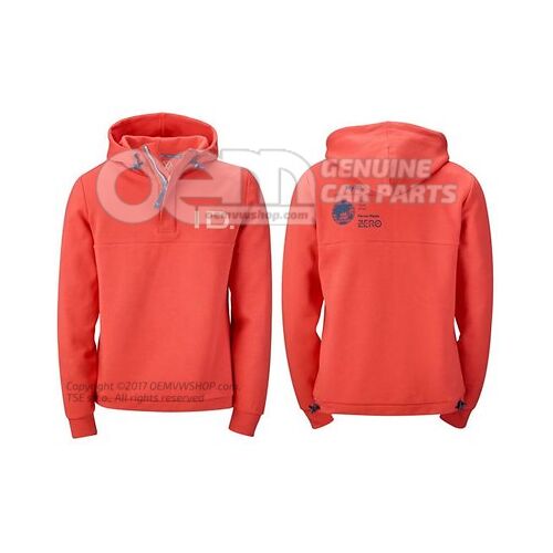 11G084130B Hooded sweatshirt, M, unisex, Coral, ID. collection