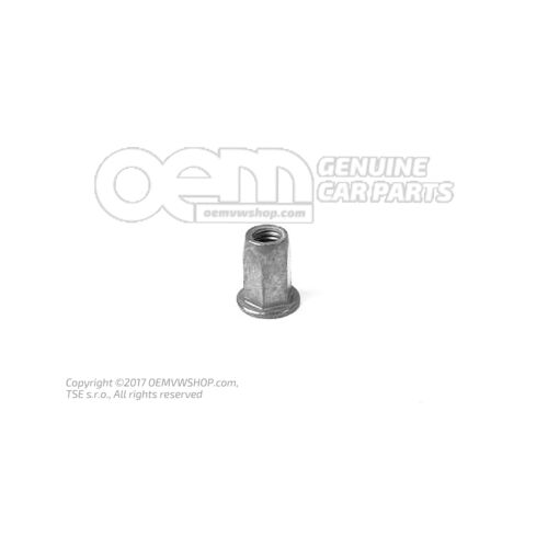 Nitovaná matica M6X0,5-3