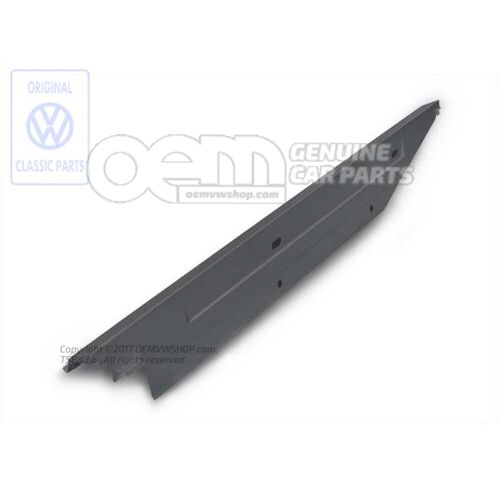 Dolný diel vonkajšieho plechu