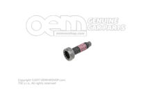 Skrutka s vnútornou hlavou s vnútornou viacbodovou hlavou M8X28